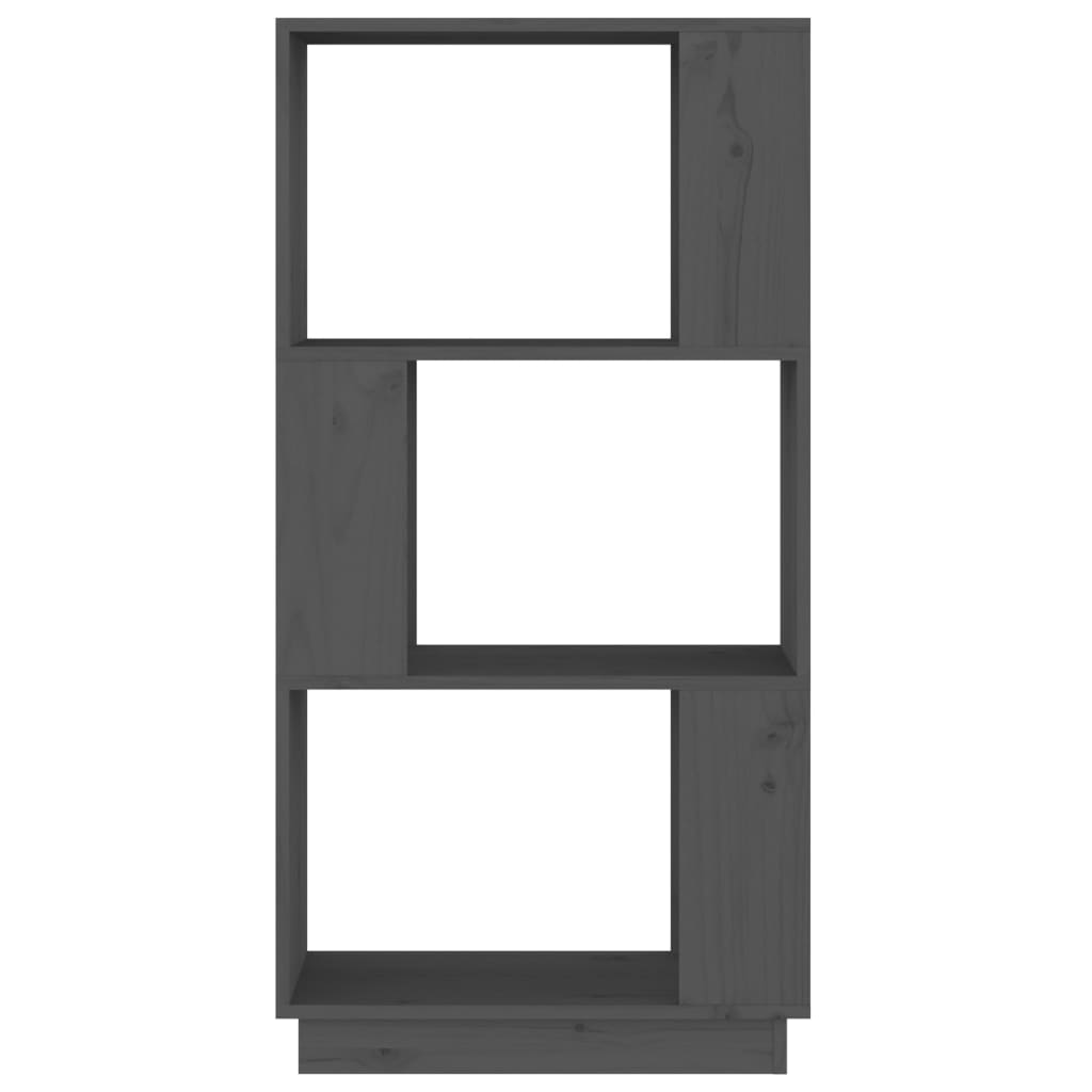 Libreria/Divisorio Grigio 51x25x101 cm Legno Massello di Pino | homemem39
