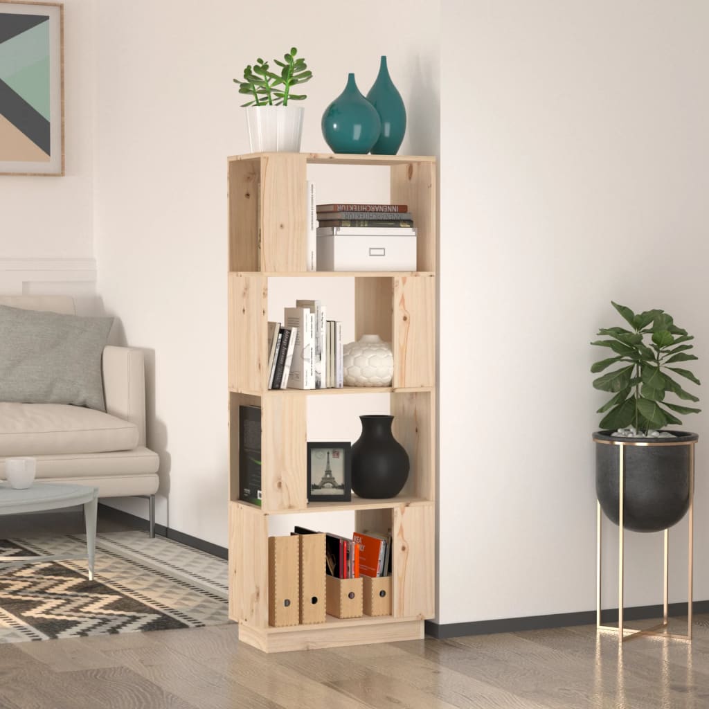 Libreria/Divisorio 51x25x132 cm in Legno Massello di Pino | homemem39