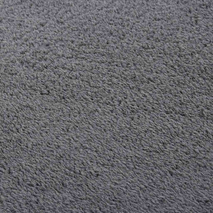 Tappeto Soffice Pelo Corto 160x230 cm Antiscivolo Antracite | homemem39