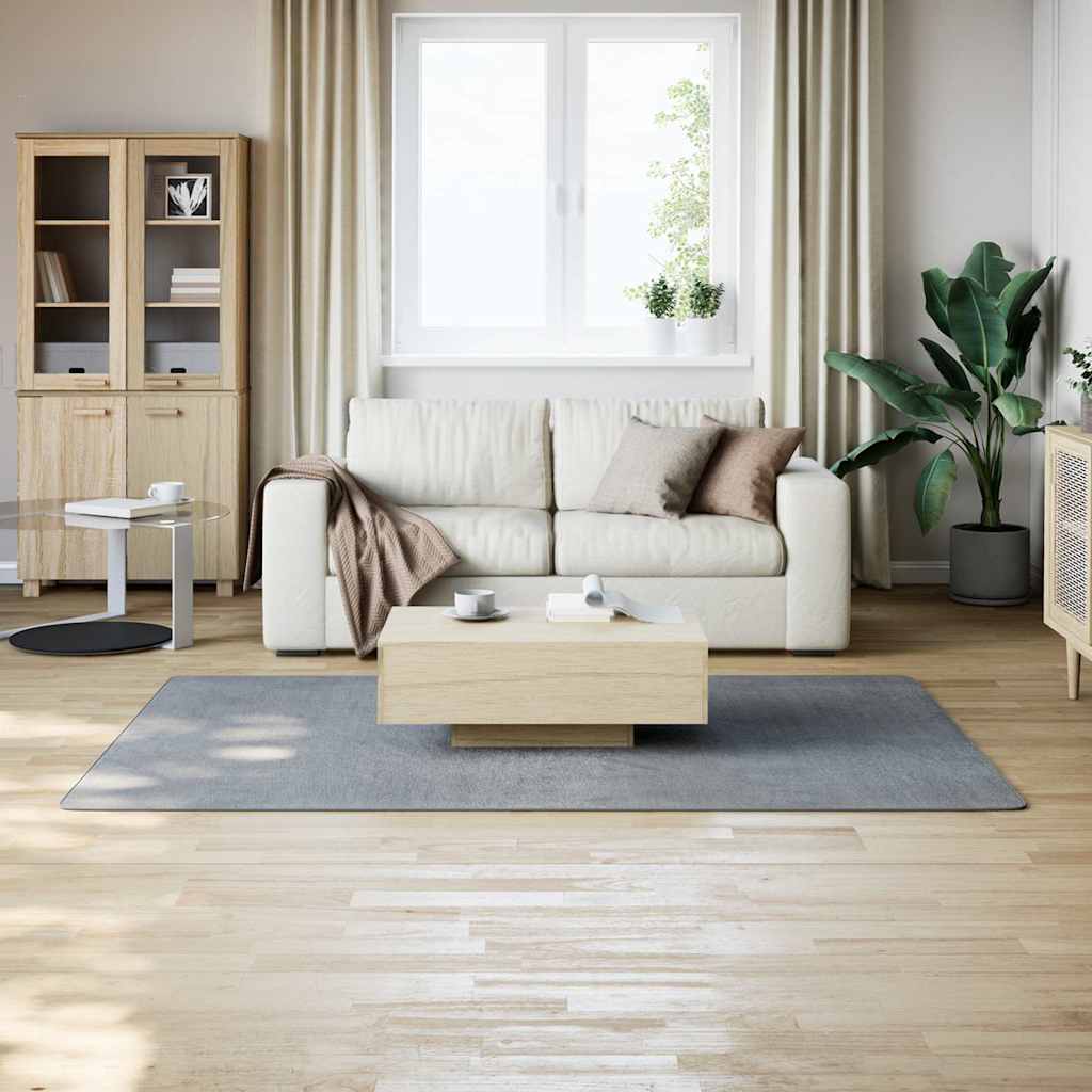 Tappeto Soffice a Pelo Corto 160x230 cm Antiscivolo Grigio | homemem39