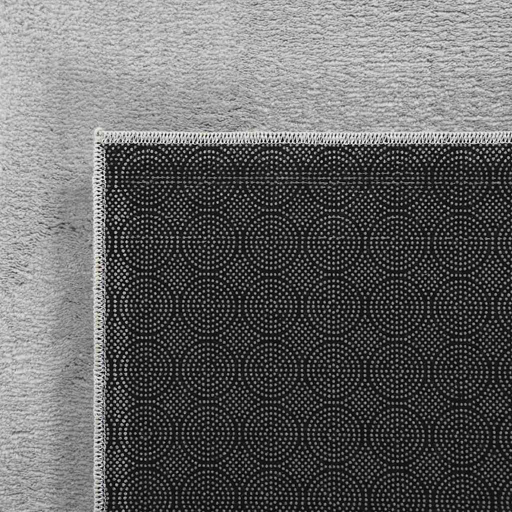 Tappeto Soffice a Pelo Corto 160x230 cm Antiscivolo Grigio | homemem39