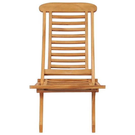 Sedia da Giardino Pieghevole 50x90x69 cm Legno Massello di Teak - homemem39