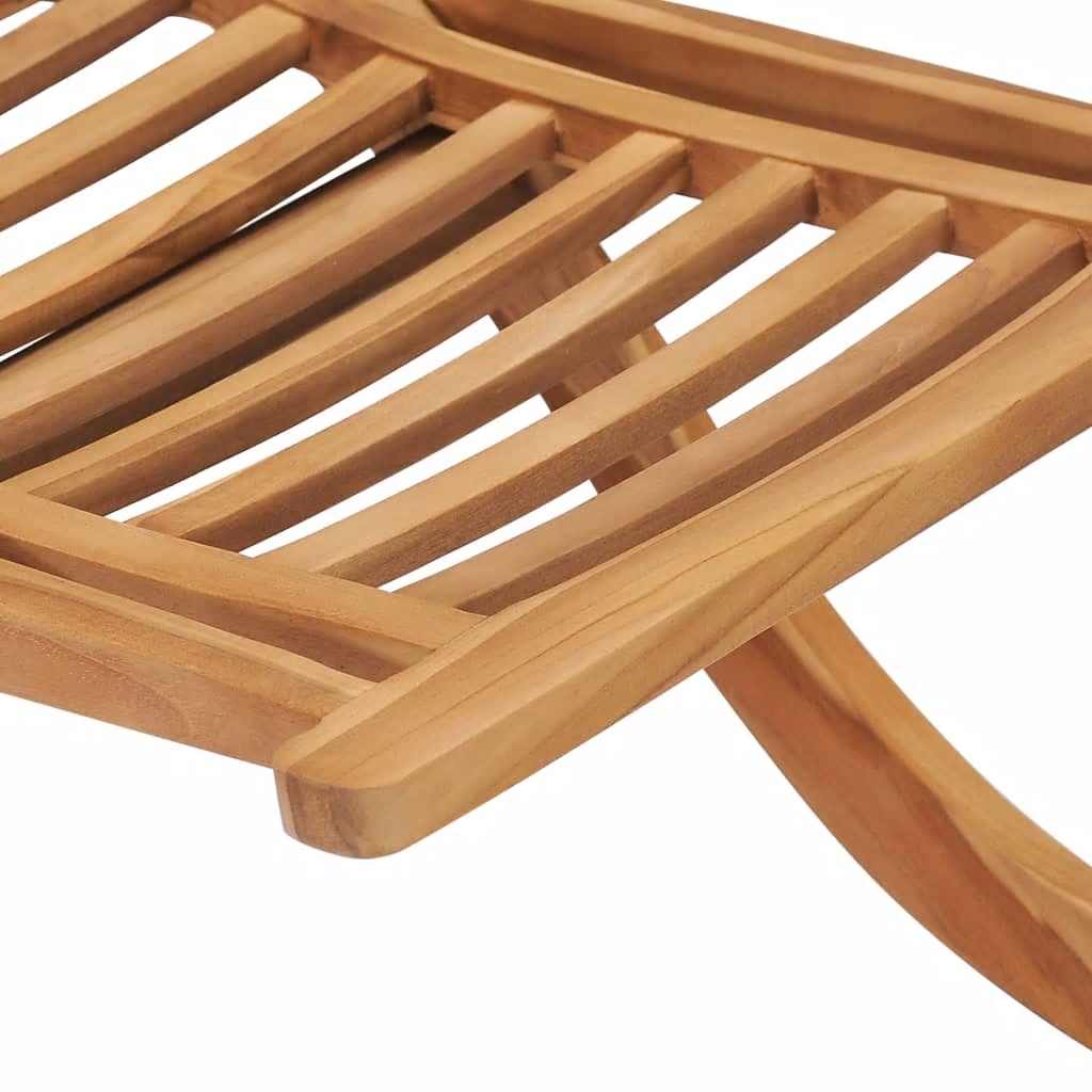 Sedia da Giardino Pieghevole 50x90x69 cm Legno Massello di Teak - homemem39