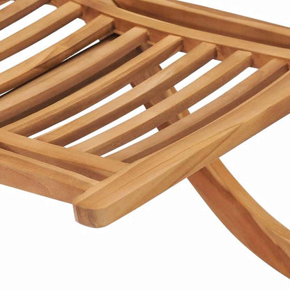 Sedia da Giardino Pieghevole 50x90x69 cm Legno Massello di Teak - homemem39