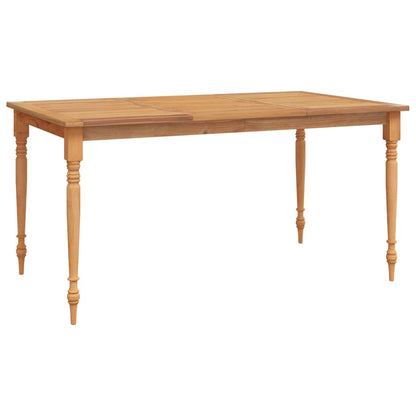 Tavolo Batavia 150x90x75 cm Legno Massello di Teak - homemem39