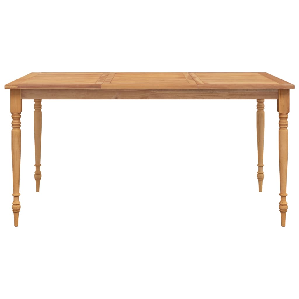 Tavolo Batavia 150x90x75 cm Legno Massello di Teak - homemem39