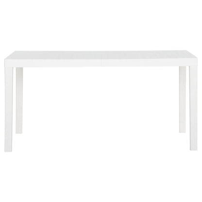 Tavolo da Giardino 150x90x72 cm in PP Bianco