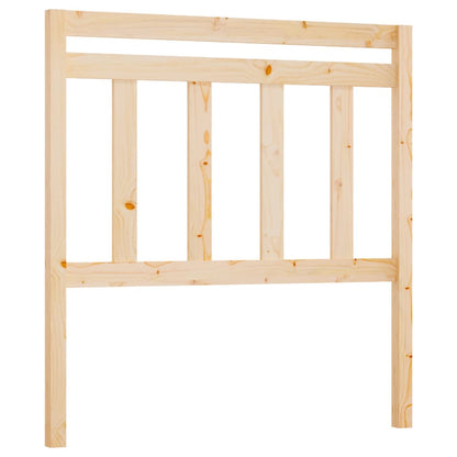 Testiera per Letto 106x4x100 cm in Legno Massello di Pino - homemem39