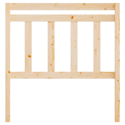 Testiera per Letto 106x4x100 cm in Legno Massello di Pino - homemem39