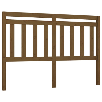 Testiera per Letto ambra 156x4x100 cm in Legno Massello di Pino - homemem39