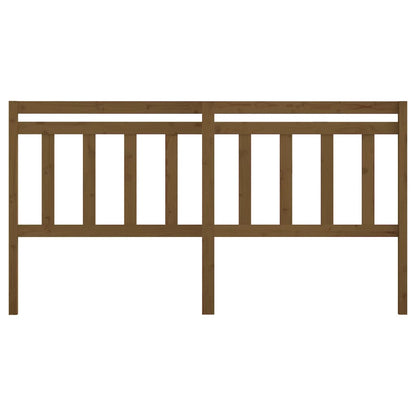 Testiera per Letto ambra 186x4x100 cm in Legno Massello di Pino - homemem39