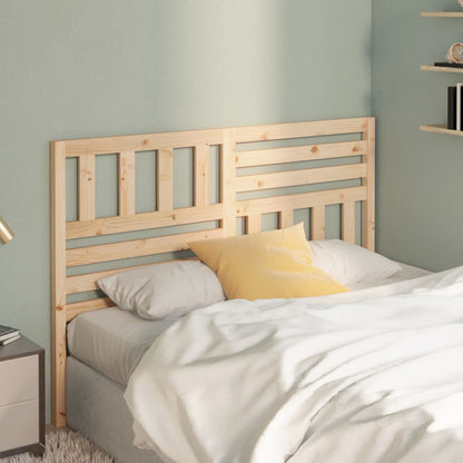 Testiera per Letto 146x4x100 cm in Legno Massello di Pino - homemem39