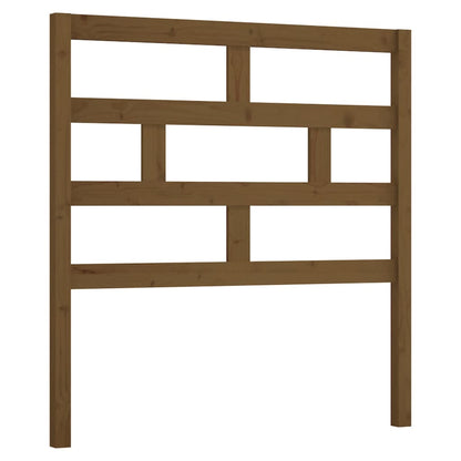 Testiera per Letto ambra 106x4x100 cm in Legno Massello di Pino - homemem39