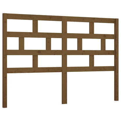 Testiera per Letto ambra 156x4x100 cm in Legno Massello di Pino - homemem39