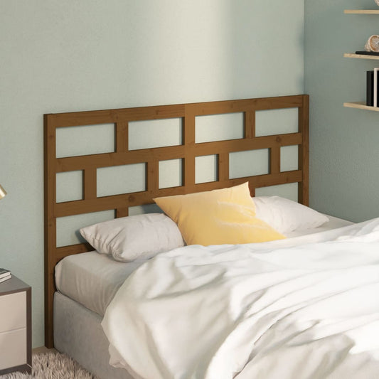 Testiera per Letto ambra 166x4x100 cm in Legno Massello di Pino - homemem39
