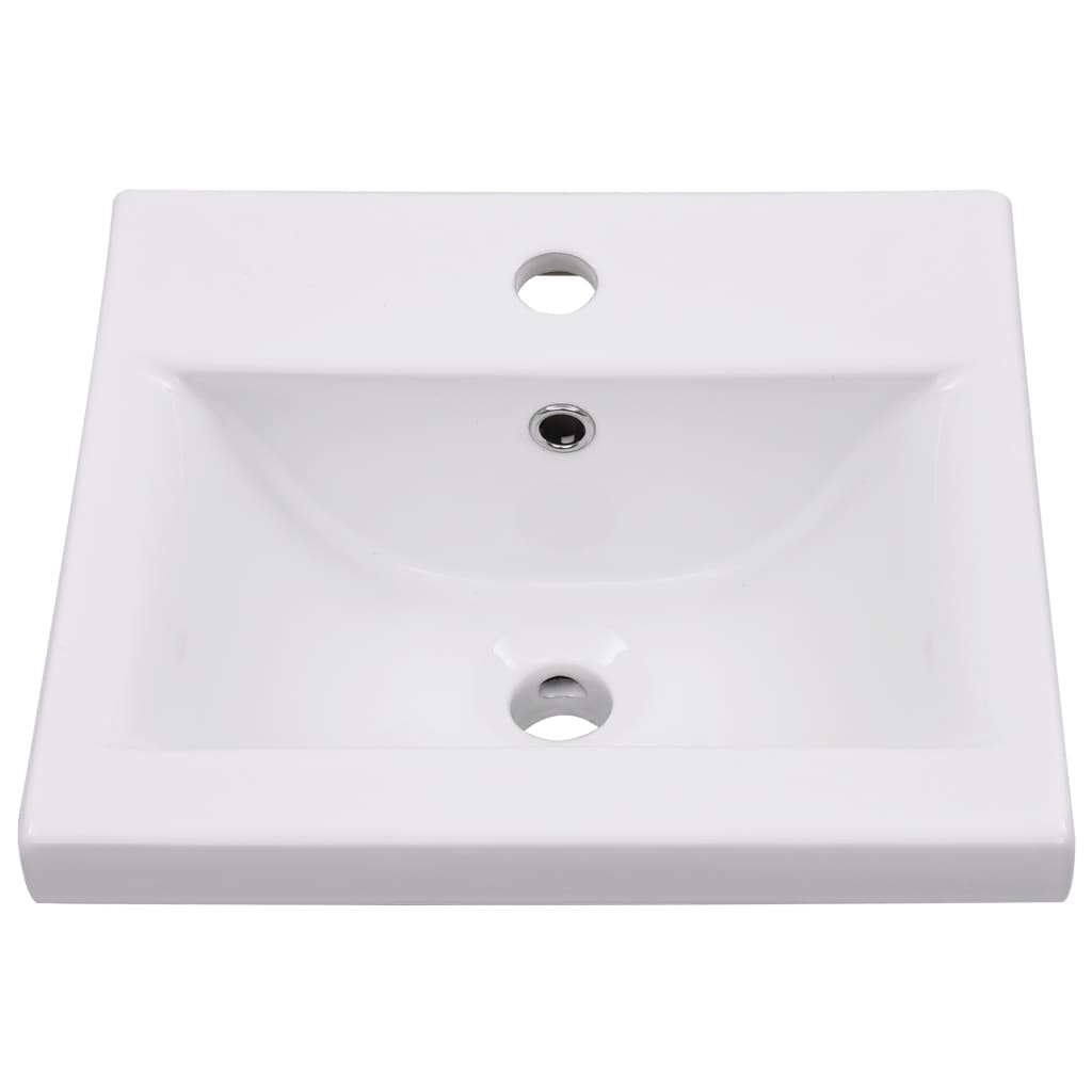 Mobile Bagno con Lavabo Integrato Bianco in Legno Multistrato - homemem39