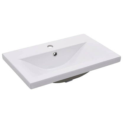 Mobile con Lavandino Integrato Bianco in Legno Multistrato