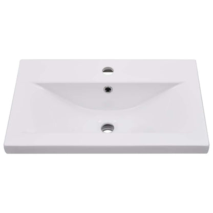 Mobile con Lavandino Integrato Bianco in Legno Multistrato