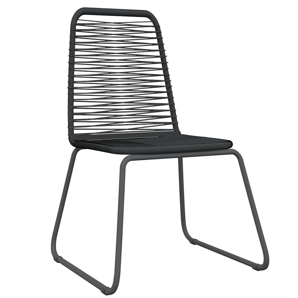 Set da Pranzo da Giardino 5 pz Nero | homemem39