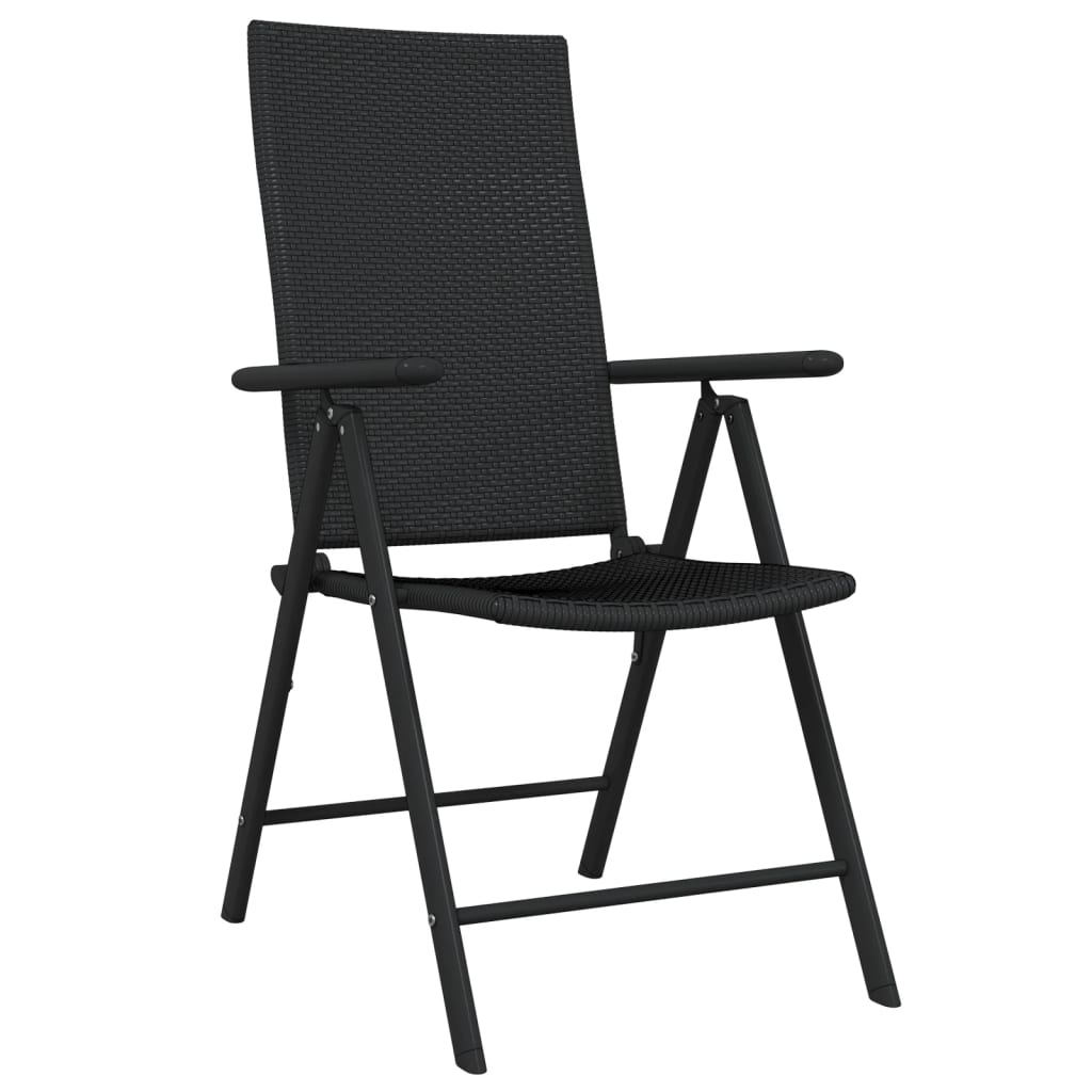 Set da Pranzo da Giardino 5 pz Nero | homemem39