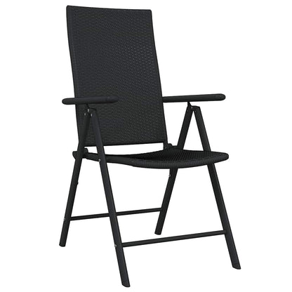Set da Pranzo da Giardino 7 pz Nero | homemem39