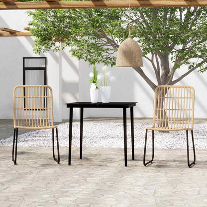 Set Mobili da Pranzo da Giardino 3 pz Rovere | homemem39
