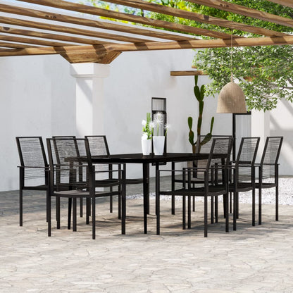 Set Mobili da Pranzo da Giardino 9 pz - homemem39