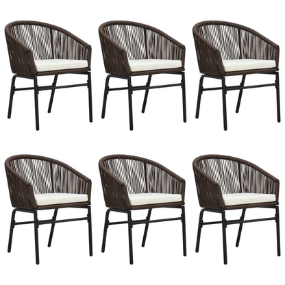 Set da Pranzo da Giardino 7 pz Marrone | homemem39