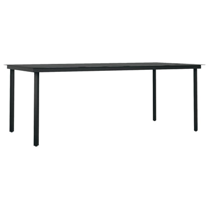 Set Mobili da Pranzo da Giardino 7 pz Antracite | homemem39