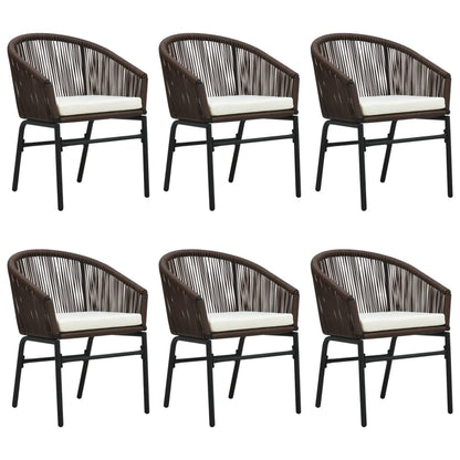 Set da Pranzo da Giardino 7 pz Marrone | homemem39