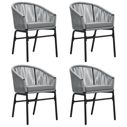 Set da Pranzo da Giardino 5 pz Grigio | homemem39
