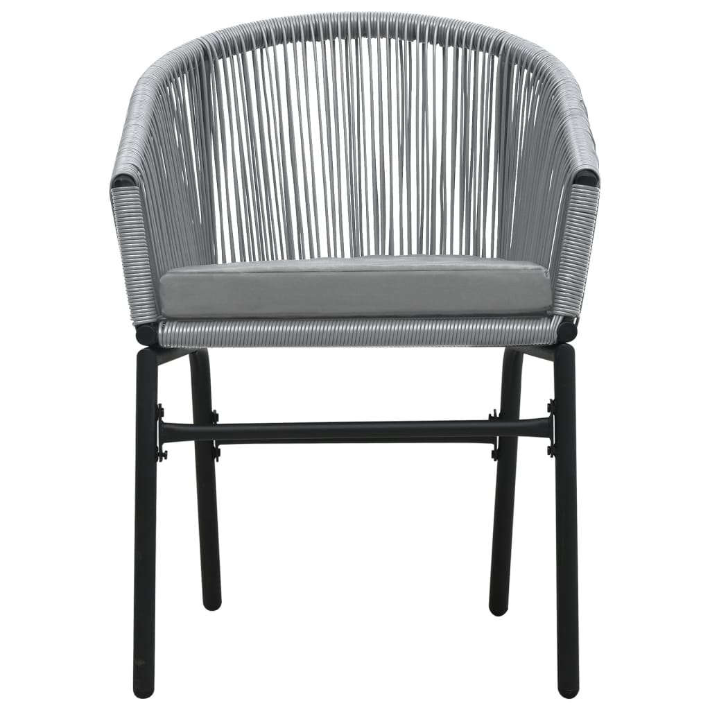 Set da Pranzo da Giardino 5 pz Grigio | homemem39