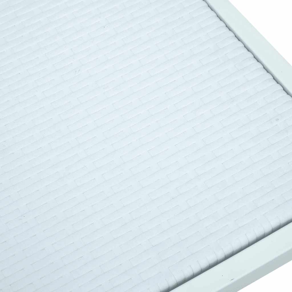 Set Mobili da Pranzo per Giardino 5 pz Bianco | homemem39