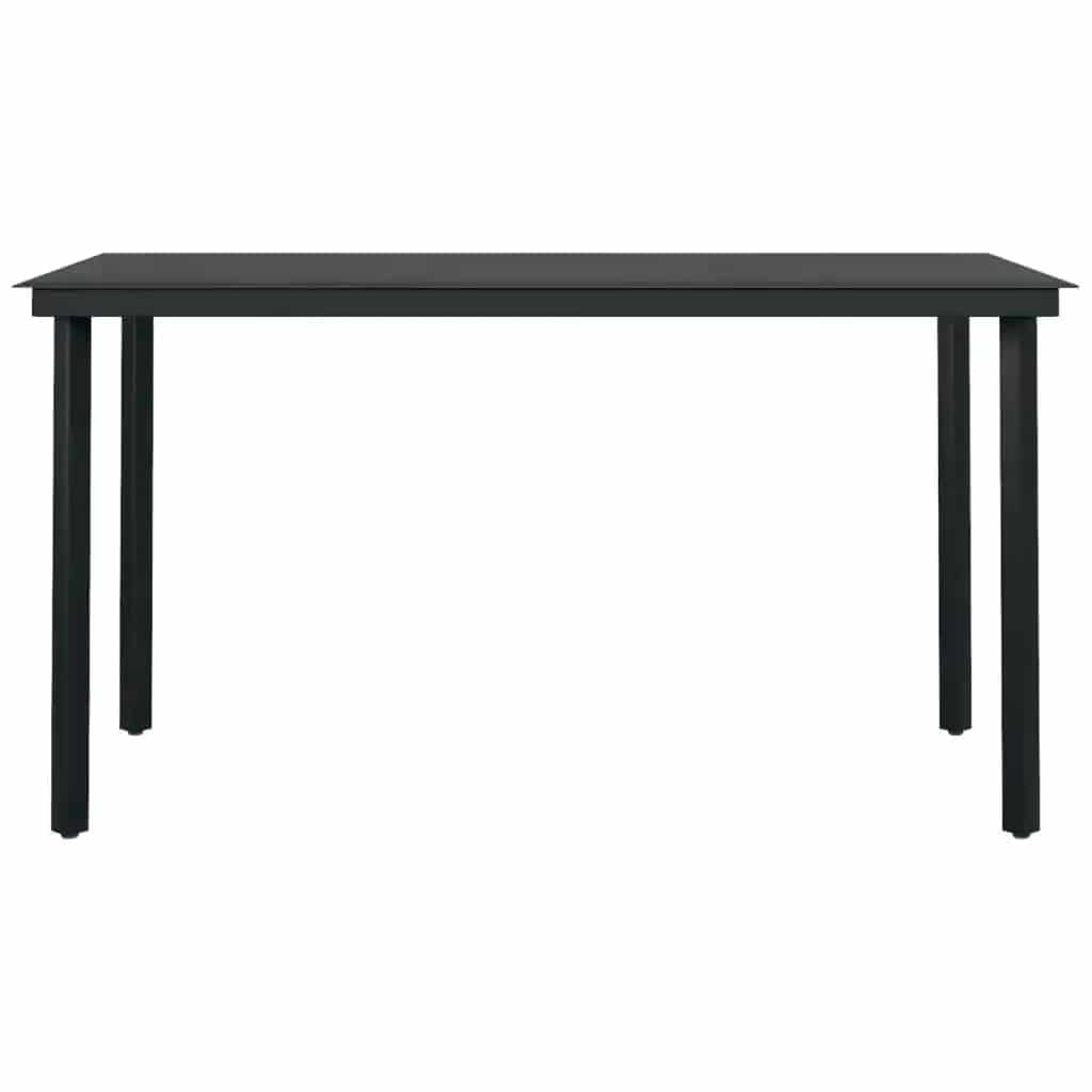 Set Mobili da Pranzo per Giardino 5 pz Bianco | homemem39