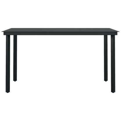 Set Mobili da Pranzo per Giardino 5 pz Bianco