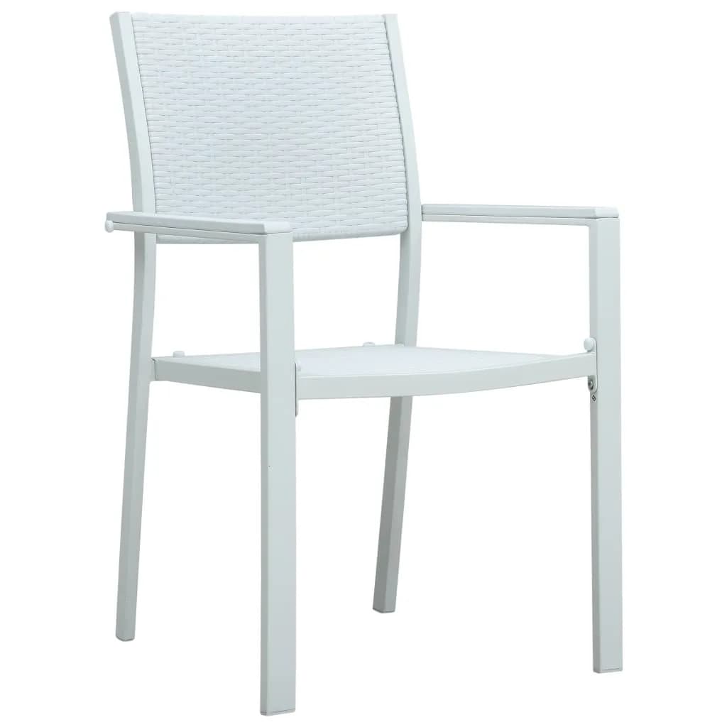 Set da Pranzo da Giardino 9 pz Bianco | homemem39