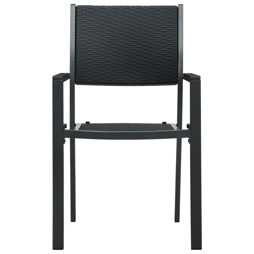 Set da Pranzo da Giardino 3 pz Nero | homemem39