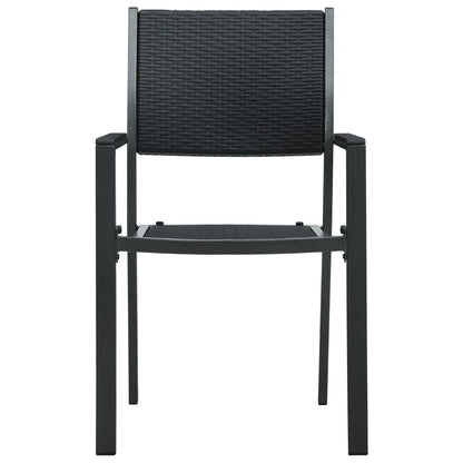 Set da Pranzo da Giardino 3 pz Nero | homemem39