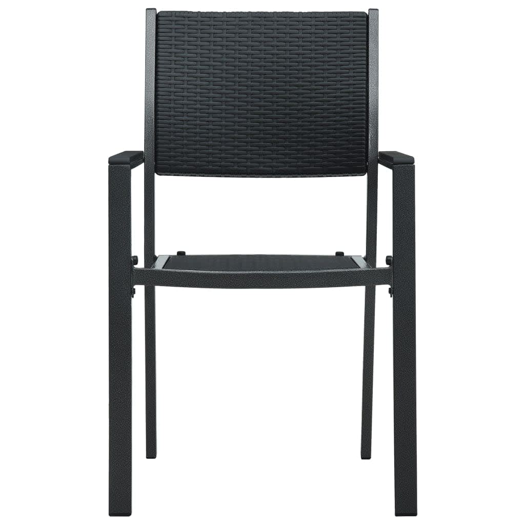 Set da Pranzo da Giardino 5 pz Nero | homemem39