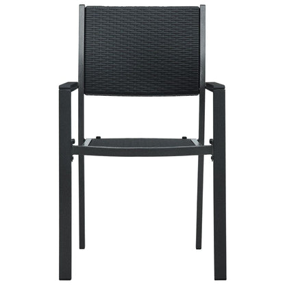 Set da Pranzo da Giardino 5 pz Nero | homemem39