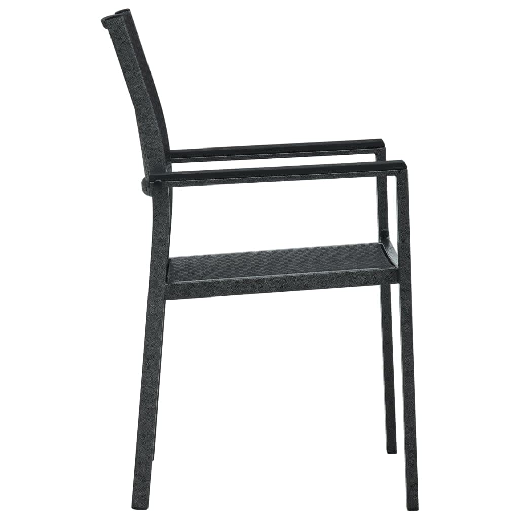 Set da Pranzo da Giardino 7 pz Nero | homemem39