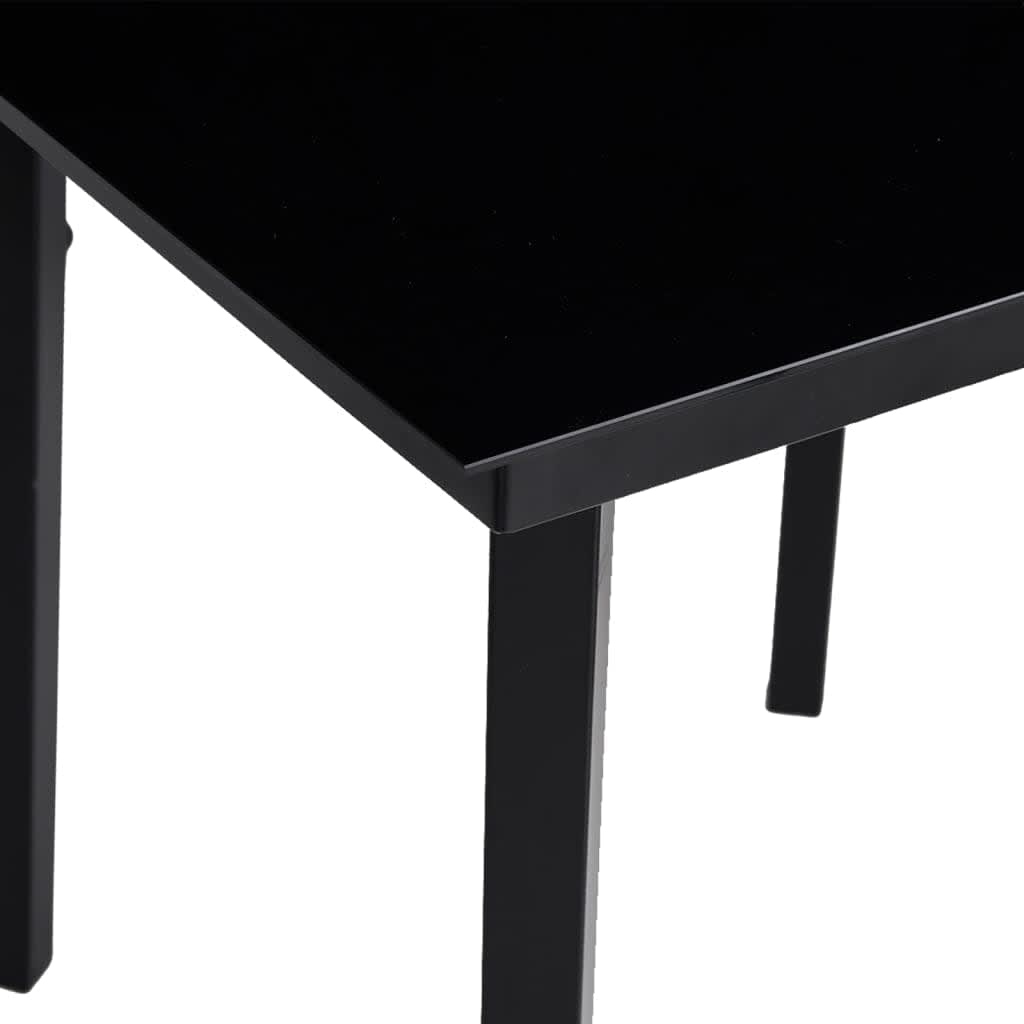 Set da Pranzo da Giardino 7 pz Nero | homemem39