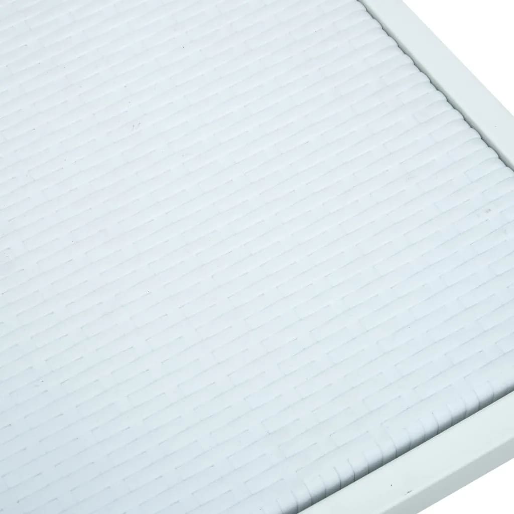 Set Mobili da Pranzo per Giardino 5 pz Bianco | homemem39