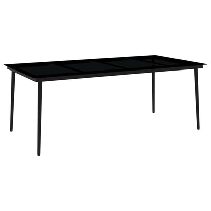 Set da Pranzo da Giardino 9 pz Bianco | homemem39