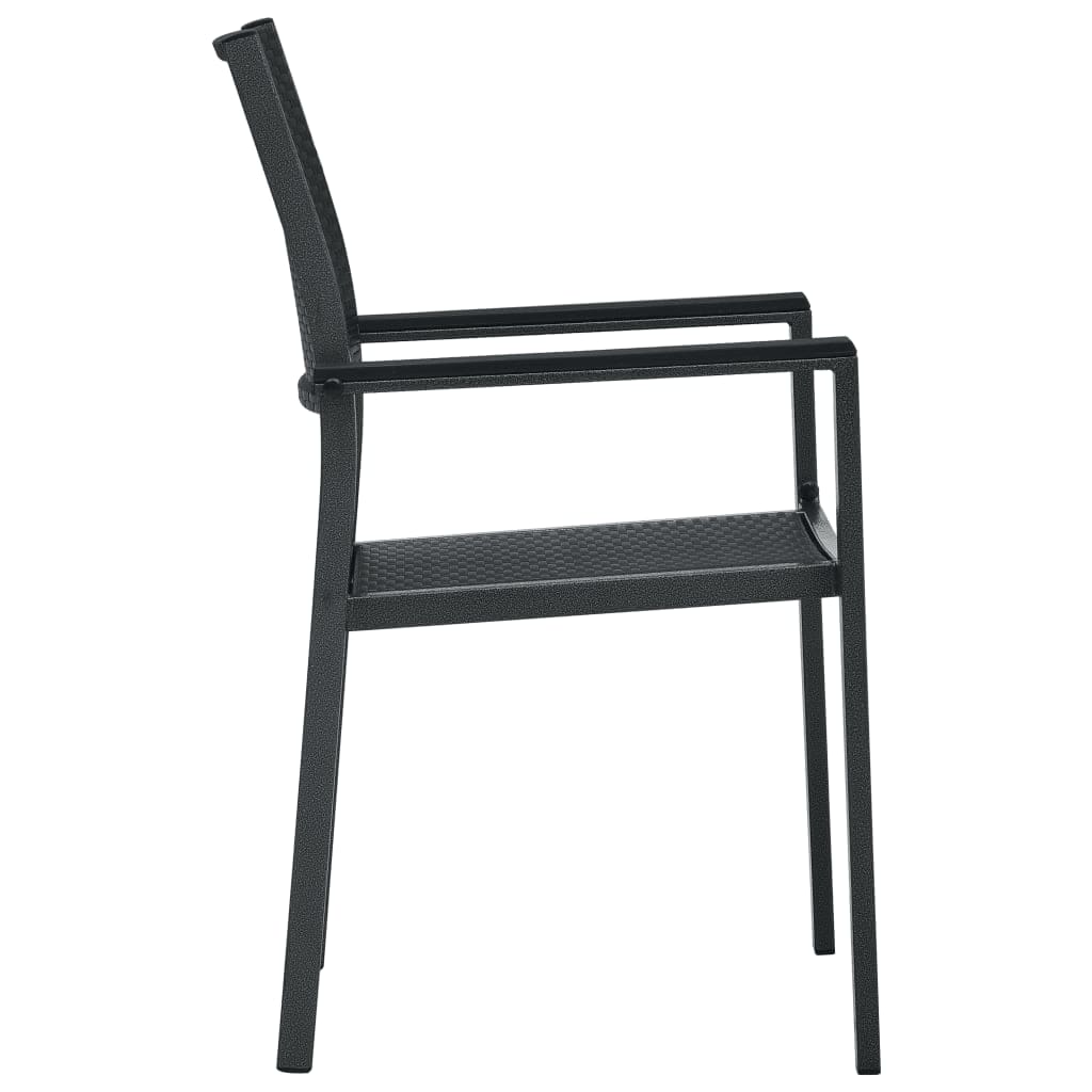 Set da Pranzo da Giardino 5 pz Nero | homemem39