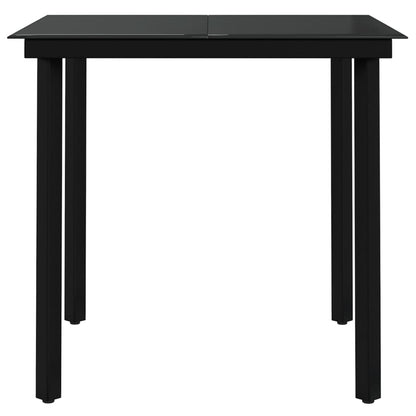 Set da Pranzo da Giardino 5 pz con Cuscini Grigio | homemem39