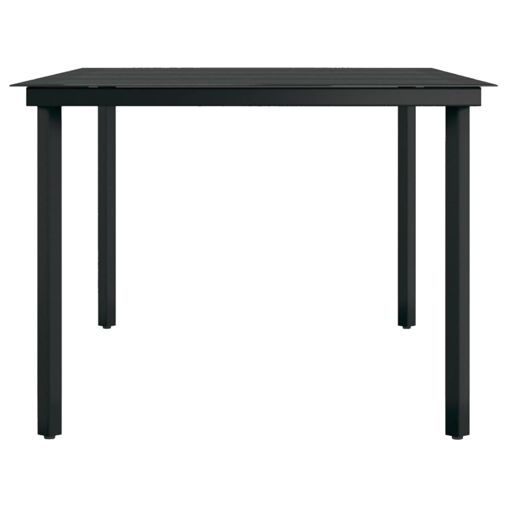 Set da Pranzo da Giardino 9 pz con Cuscini Grigio | homemem39