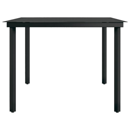 Set da Pranzo da Giardino 9 pz con Cuscini Grigio | homemem39