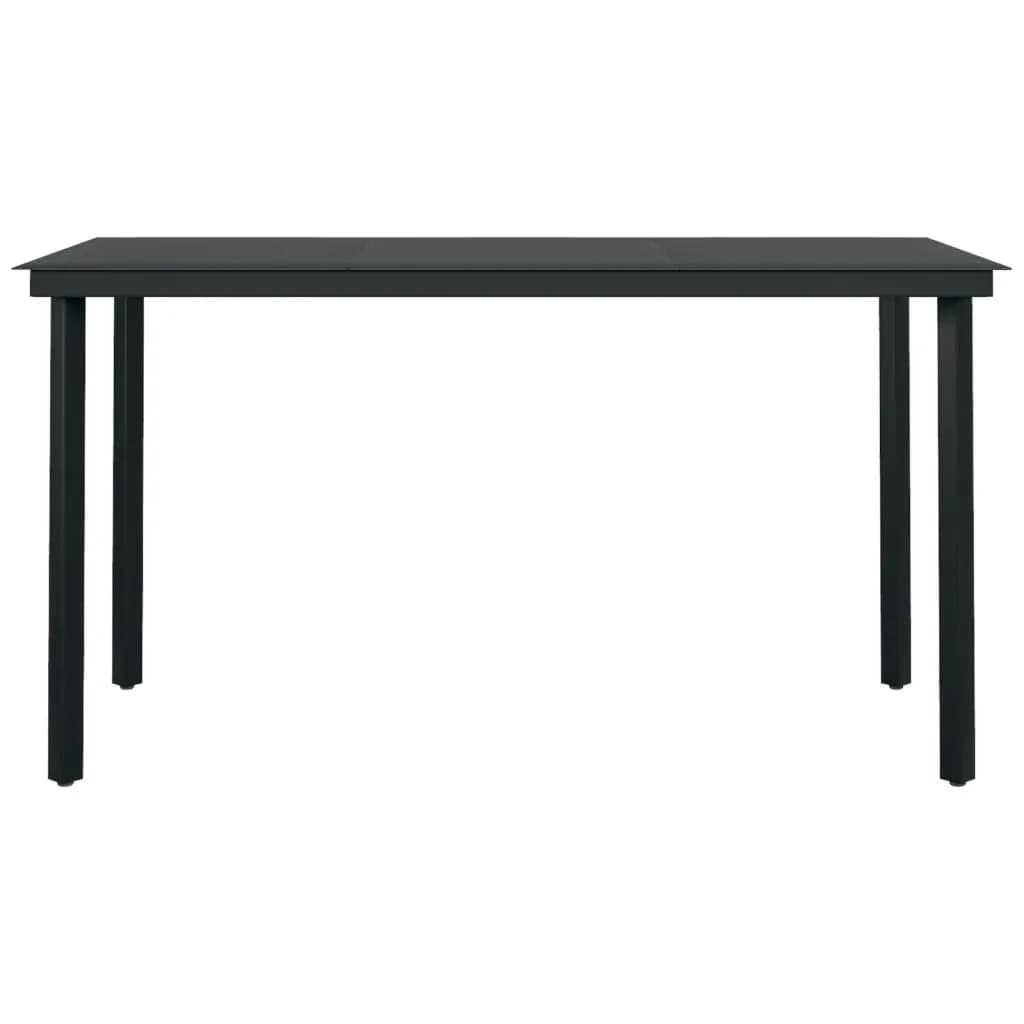 Set da Pranzo da Giardino 7 pz con Cuscini Grigio - homemem39