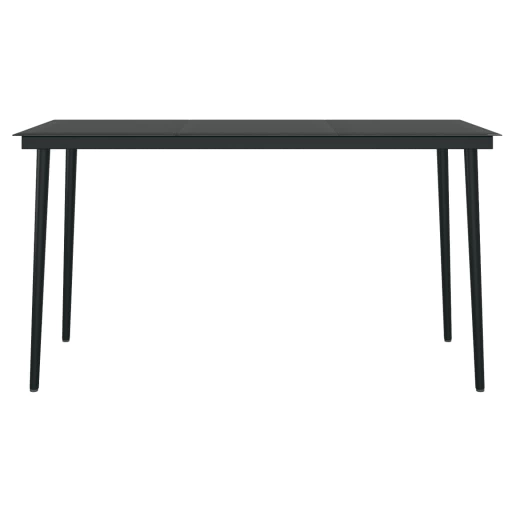 Set da Pranzo da Giardino 7 pz con Cuscini Grigio | homemem39